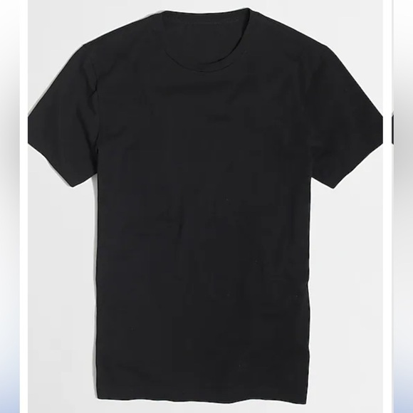 J Crew Factory Cotton washed jersey tee in Black size Large NWT 53362 - Picture 4 of 10